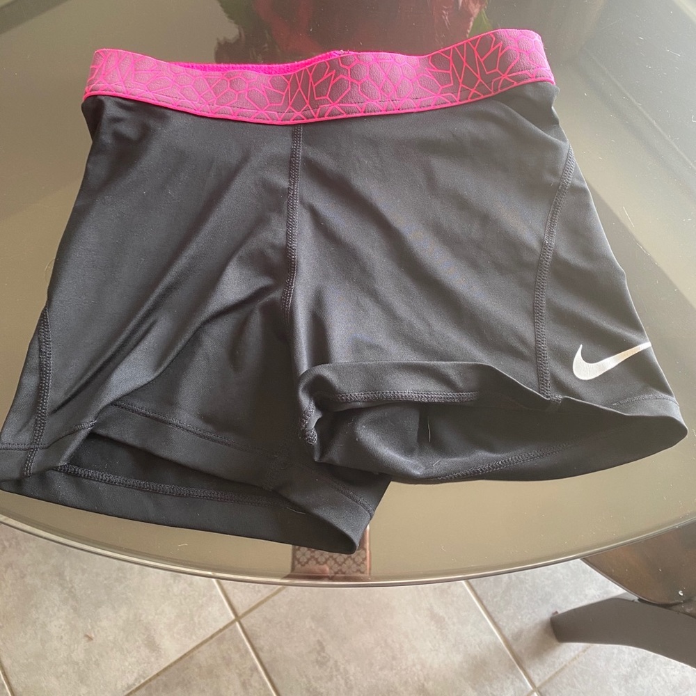 Nike Pro Pink & Black Short
